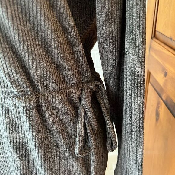 Charles Henry Long Sleeves Knit Dress Elastic Tie Waist Size M - Picture 9 of 12